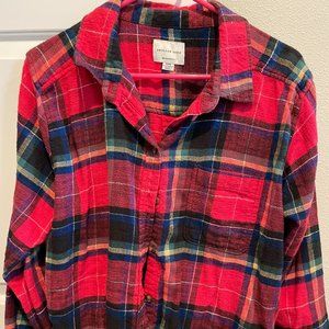 Women's American Eagle Boyfriend Flannel (medium)